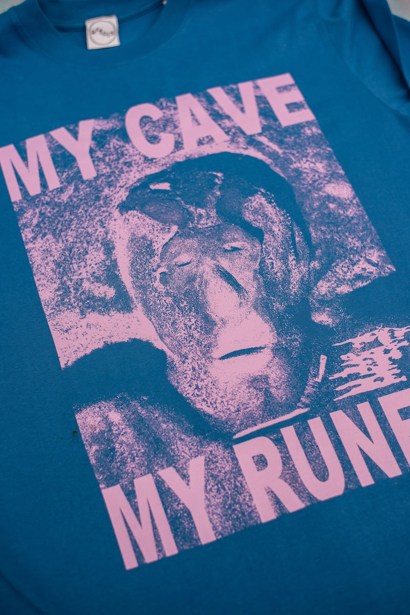 Grotte-God Long Sleeve Tee Blue