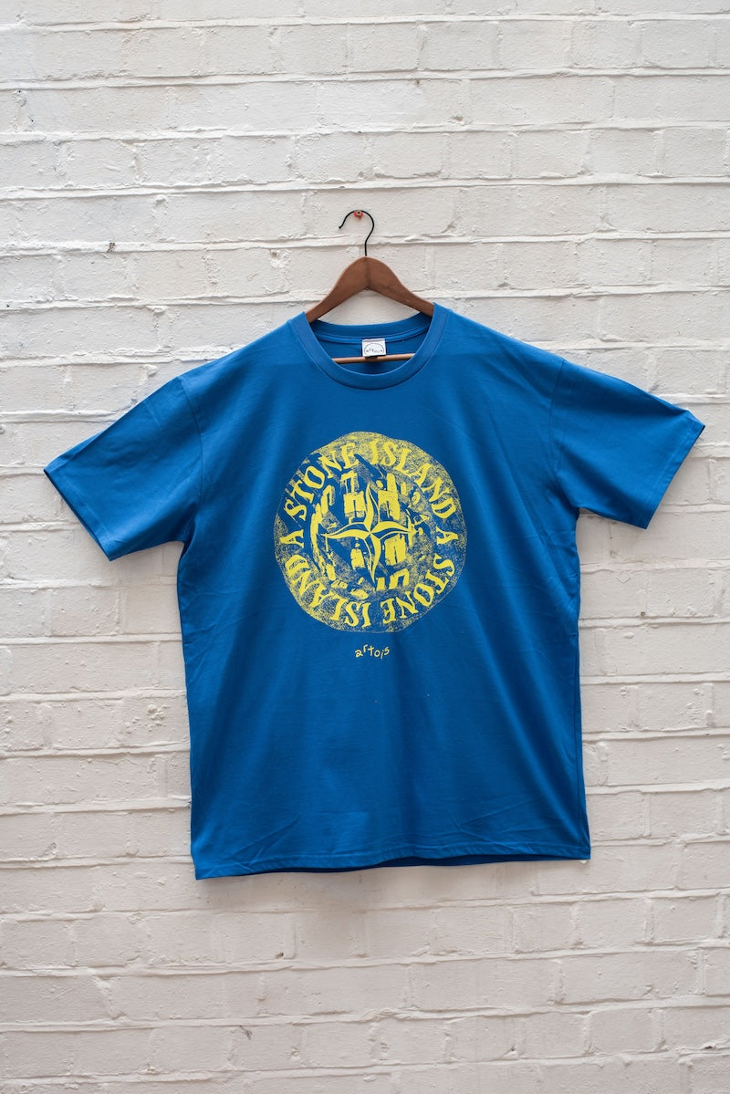 Sun Stone Circle Tee Blue