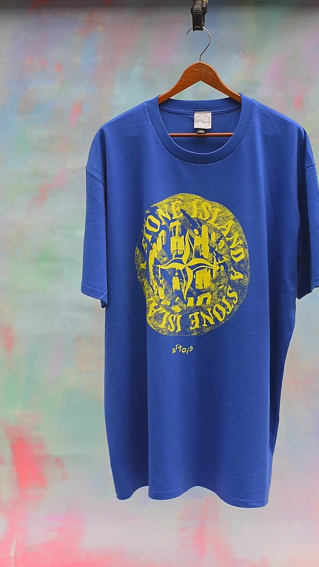 Sun Stone Circle Tee Blue